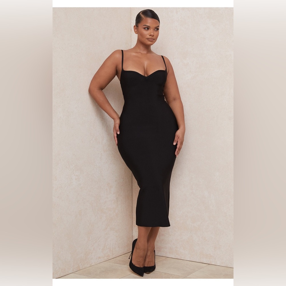 House of CB Black Bandage Dress